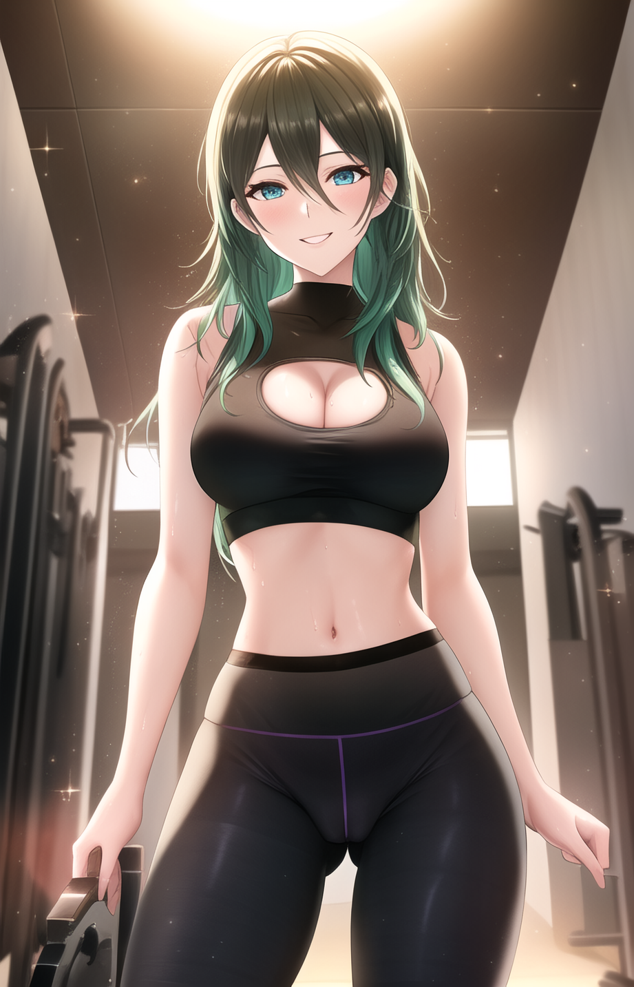 Hentai Nintendo 1girl Alluring Blue Eyes Breasts Byleth Female