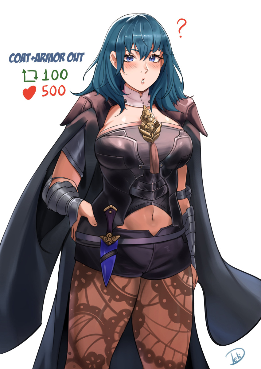 Hentai Nintendo Girl Absurd Res Alluring Armlet Armor Belt Big Breasts Black Shorts Blue