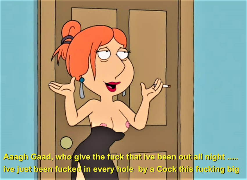 breasts dress erect_nipples family_guy lois_griffin thighs