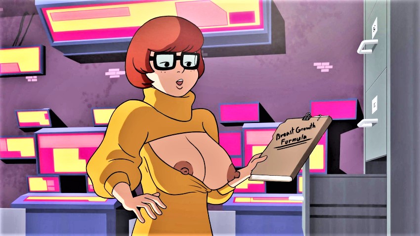 breasts erect_nipples glasses scooby-doo velma_dinkley