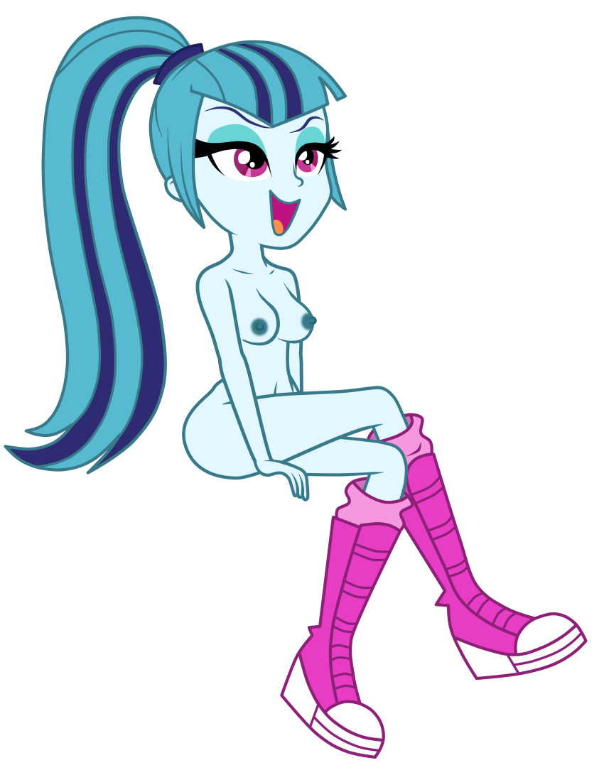 breasts crossed_legs edit equestria_girls nude nude_edit nude_female sonata_dusk