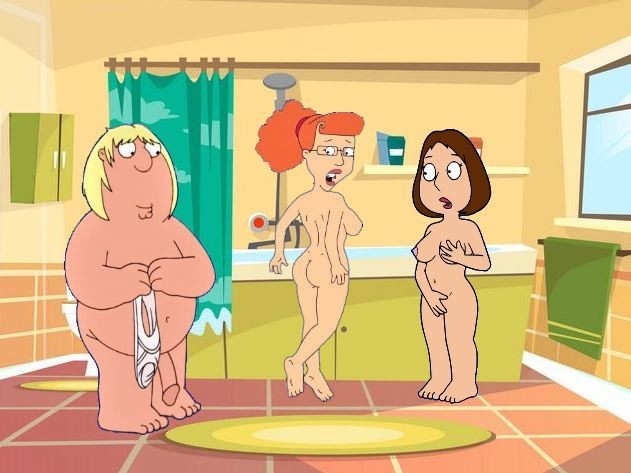 ass breasts chris_griffin erect_nipples family_guy glasses huge_penis meg_griffin thighs