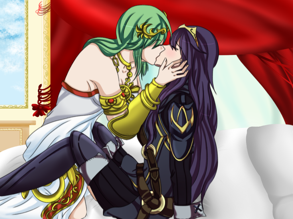 Lucina Super Smash X Palutena Porn - Hentai Nintendo - 2 girls alluring armlet armor artist request bad id bare  shoulders bed belt - Hentai Pictures