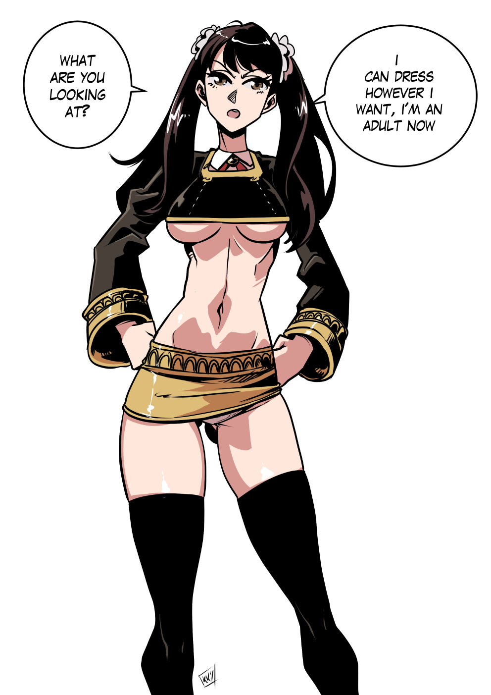 Stockings Cartoon Hentai - Hentai Stockings - 1girl aged up becky blackbell becky blackbell  (spyxfamily) black hair breasts - Hentai Pictures
