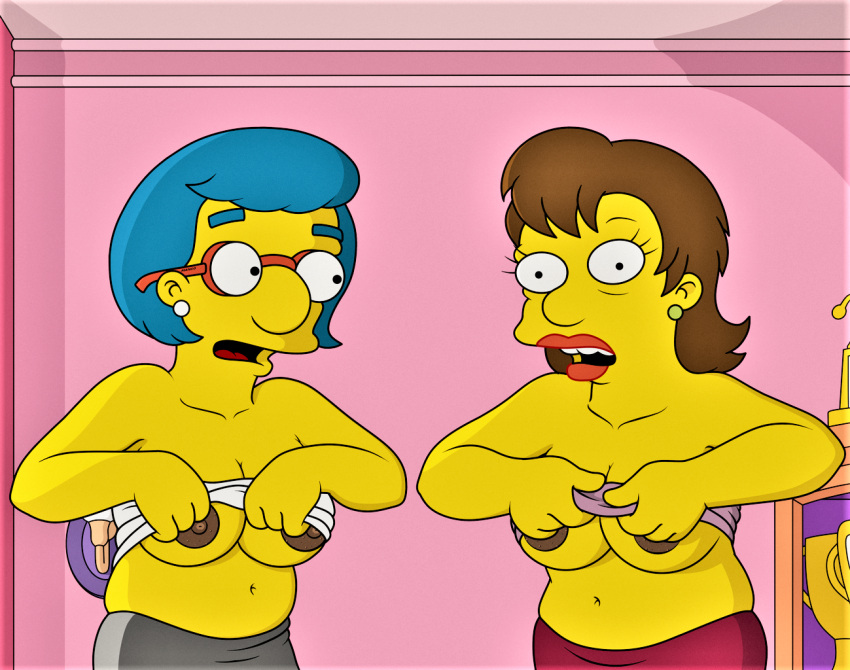 850px x 670px - Hentai Boobs - breasts erect nipples glasses luann van houten the simpsons  undressing | - Hentai Pictures