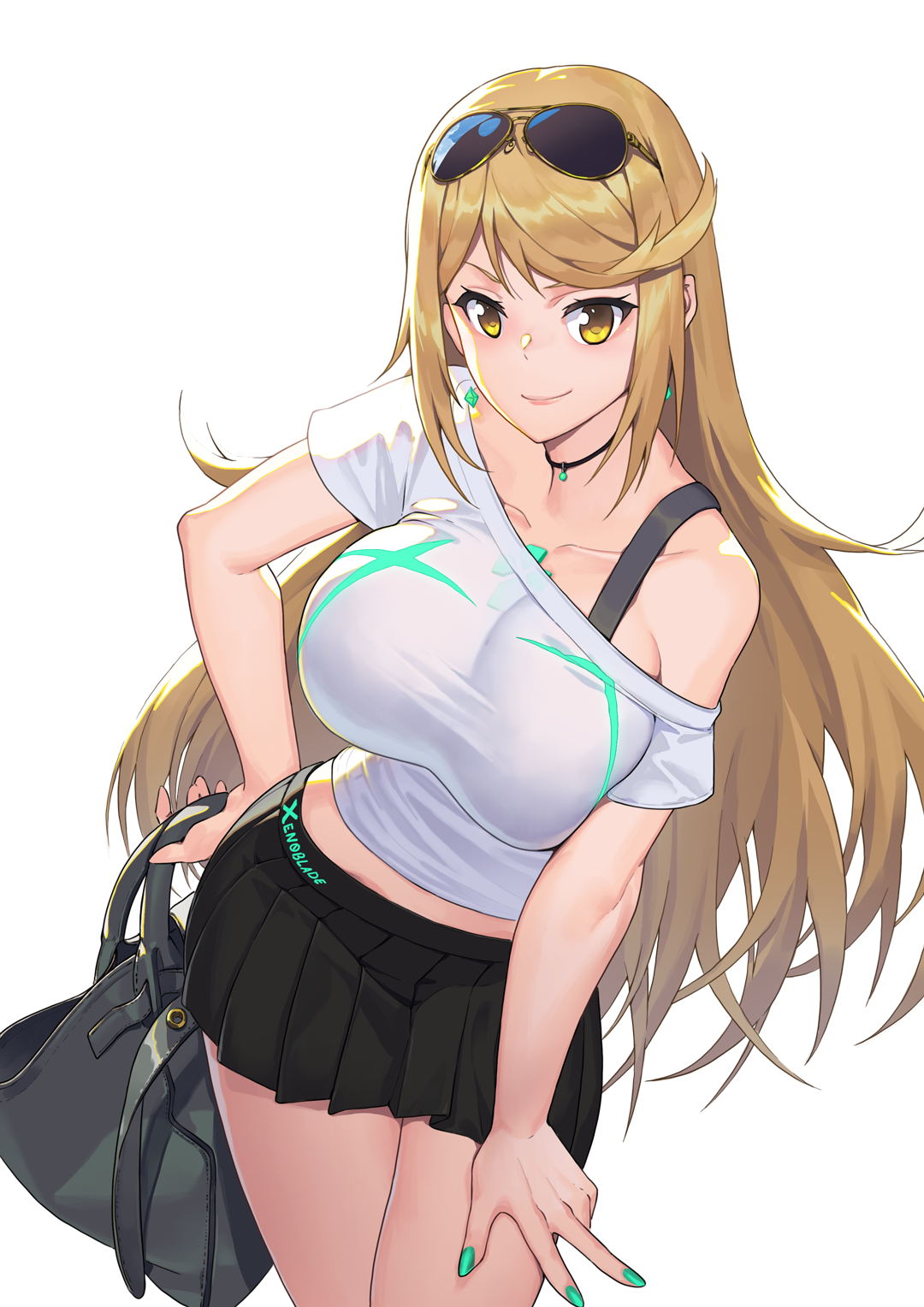 Hentai Nintendo Girls Alluring Bag Big Breasts Big Breasts Black