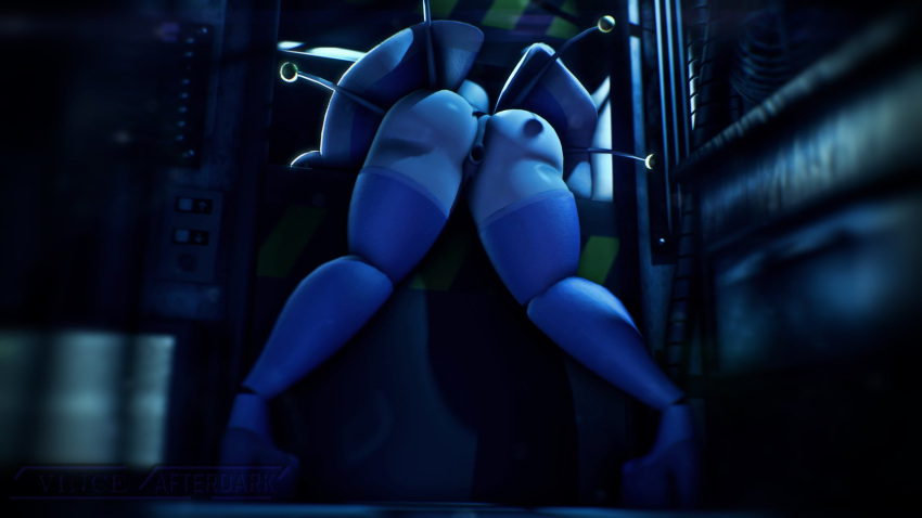 1girl ass ballora five_nights_at_freddy's from_behind sexbot_ballora sister_location stuck