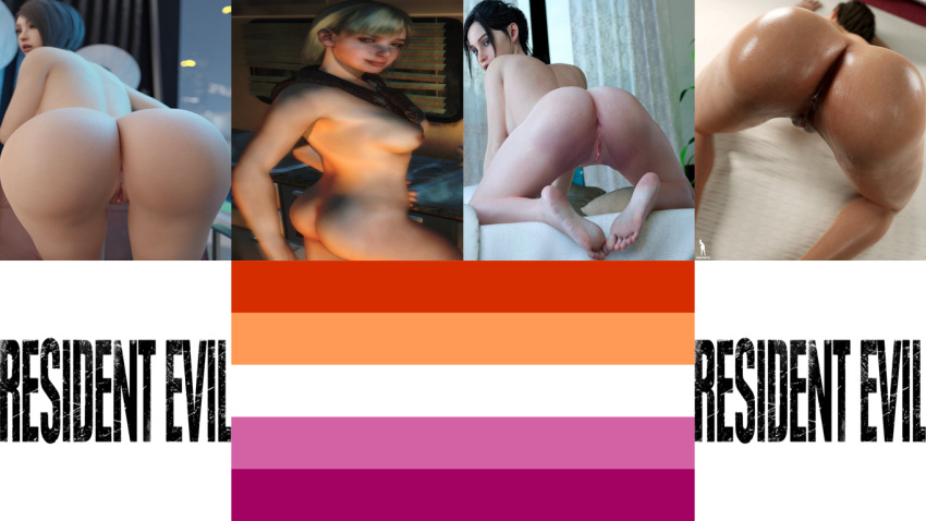 ada_wong ashley_graham ass capcom claire_redfield jill_valentine resident_evil tagme