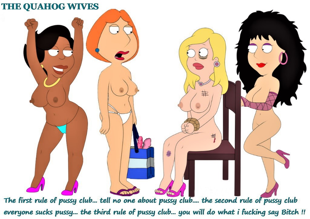 american_dad ass big_breasts bondage bonnie_swanson bruises crossover donna_tubbs erect_nipples family_guy francine_smith lois_griffin the_cleveland_show thighs thong