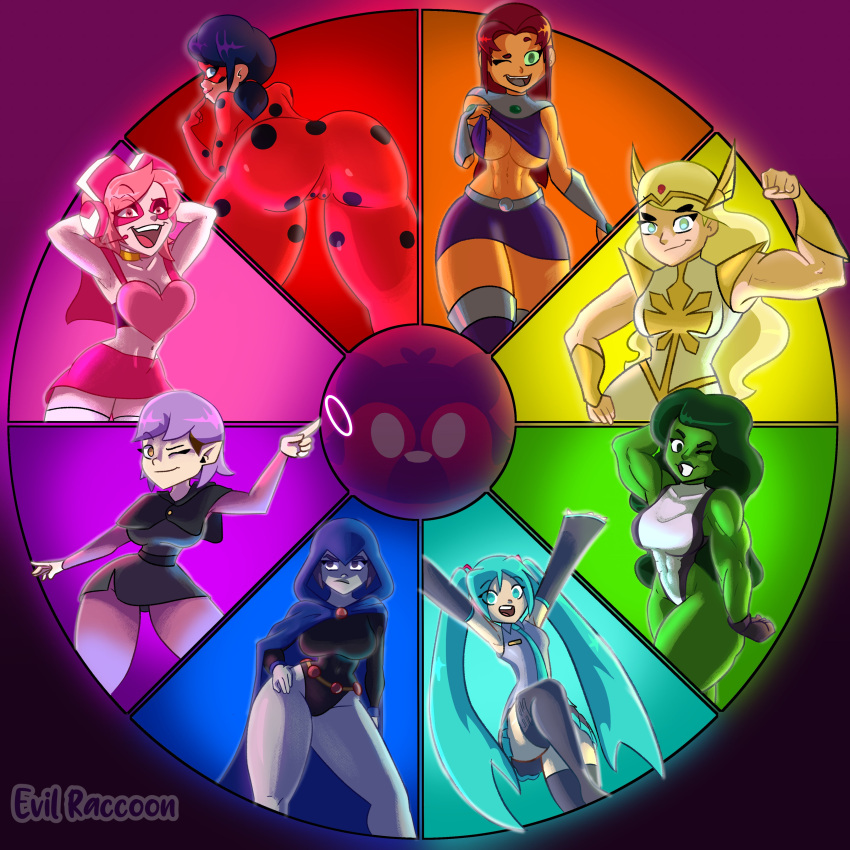 6+girls 8girls abs adora_(she-ra) amity_blight anime areola areola areola_slip armpits ass ass_focus belt big_ass big_breasts blonde_hair blue_eyes blue_hair breasts cameltoe cartoon_network cloak color_wheel_challenge colored crossover dc_comics disney dreamworks evil_raccoon gold_eyes green_eyes grey_body grey_skin grin leotard long_hair marinette_cheng marvel marvel_cinematic_universe meme miku_hatsune miniskirt miraculous_ladybug miss_heed_(villainous) muscle muscular_female navel netflix nipple nipple_bulge one_arm_up one_eye_closed orange_body orange_hair orange_skin pink_body pink_eyes pink_hair pink_skin pointy_ears raven_(dc) red_hair school_uniform seductive she-hulk she-ra_and_the_princesses_of_power short_hair showing_off skirt smile smiling_at_viewer starfire superheroine teen_titans the_owl_house thick_ass thick_thighs twin_tails under_boob villainous vocaloid watermark white_skin wink