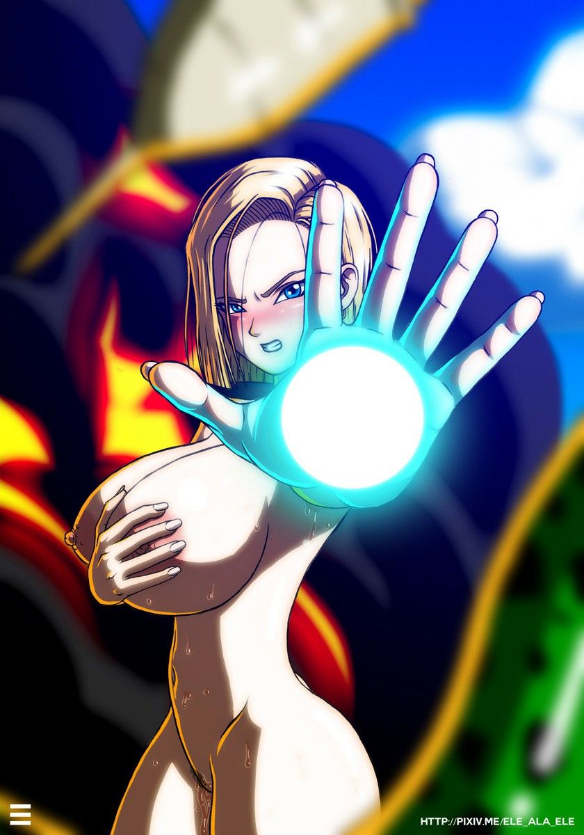 1girl 1girl 1girl android_18 big_breasts blonde blonde_female blonde_hair blonde_hair_female blue_eyes bob_cut breasts cleavage curvy dragon_ball ele erect_nipples female_focus female_only huge_areolae huge_ass huge_breasts mature mature_female nipples puffy_nipples short_hair solo_female solo_focus tagme thick_lips voluptuous wide_hips yellow_hair