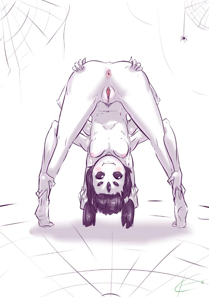 5_eyes 6_arms anthro anthro_only anus arachnid breasts fangs female_anthro monster monster_girl muffet multiple_arms multiple_eyes naked_female nipples nude nude nude_female presenting_anus presenting_pussy pussy short_twintails spider spider_girl undertale undertale_(series)