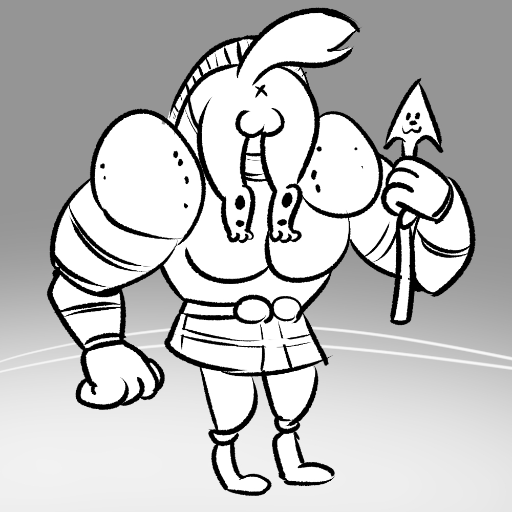 1:1 1:1_aspect_ratio 1boy anus armor ass backsack balls canine greater_dog male male_only mammal melee_weapon monochrome nishi_(artist) paws polearm simple_background sketch solo_male spear tail testicles undertale undertale_(series) unseen_male_face weapon