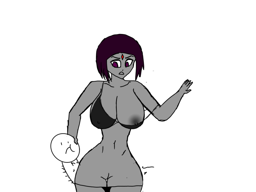 ass_clapping big_ass big_breasts big_penis bra breasts_out_of_clothes breasts_outside from_behind gabethenut gif gif gif gray_skin panties png purple_hair random_guy_(gabethenut) r**e raven_(dc) smaller_male standing standing_sex vaginal vaginal_penetration
