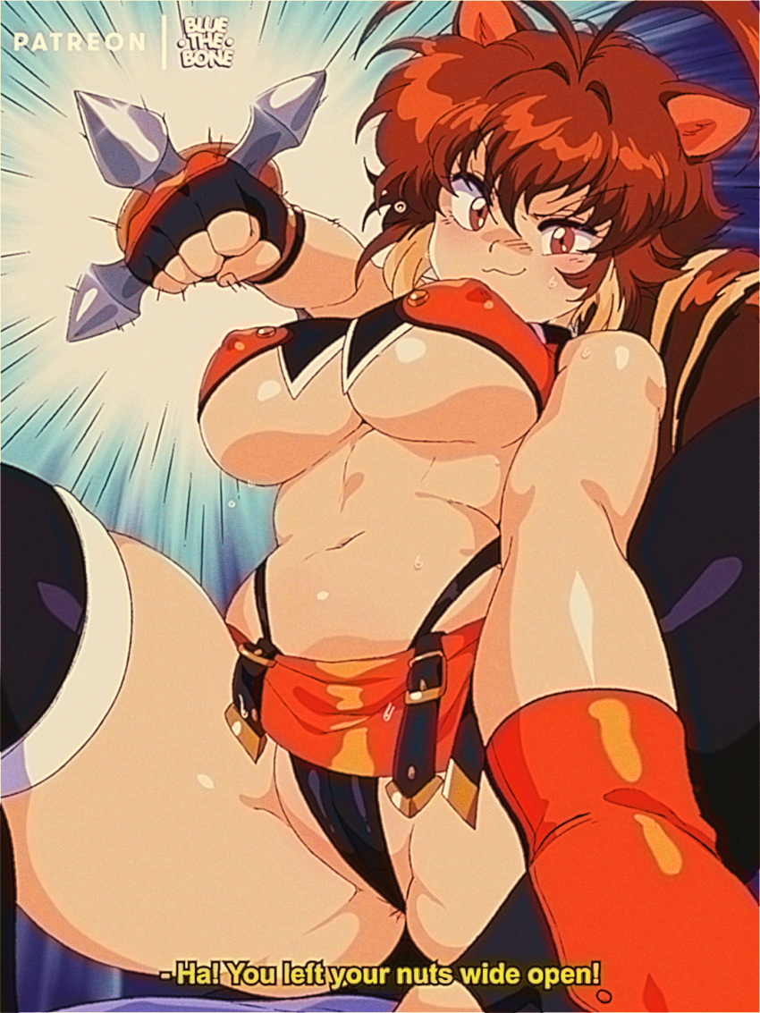 1girl 1girl 1girl 2023 5_fingers animal_humanoid anus attacking_viewer barely_visible_anus big_breasts blazblue bluethebone breasts brown_eyes brown_hair butt_from_the_front clothed clothed_female clothing dialogue english_text female_focus female_only fingers hair high_res humanoid looking_at_viewer makoto_nanaya mammal mammal_humanoid retro_artstyle rodent rodent_humanoid sciurid sciurid_humanoid short_hair skimpy solo_female solo_focus tagme tail text thick_thighs tree_squirrel_humanoid under_boob video_game_character video_game_franchise