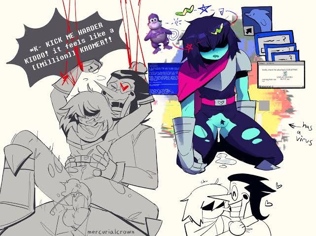 1boy cum deltarune deltarune_chapter_2 duplicate human human_penetrated humanoid humanoid_penetrating humanoid_penetrating_human implied_rape jpeg_artifacts kicking kris_(deltarune) kris_female_(deltarune) mercurialcrown pussy pussy_juice r**e restrained spamton_g_spamton std tied_hands undertale_(series) vaginal vaginal_penetration vaginal_sex