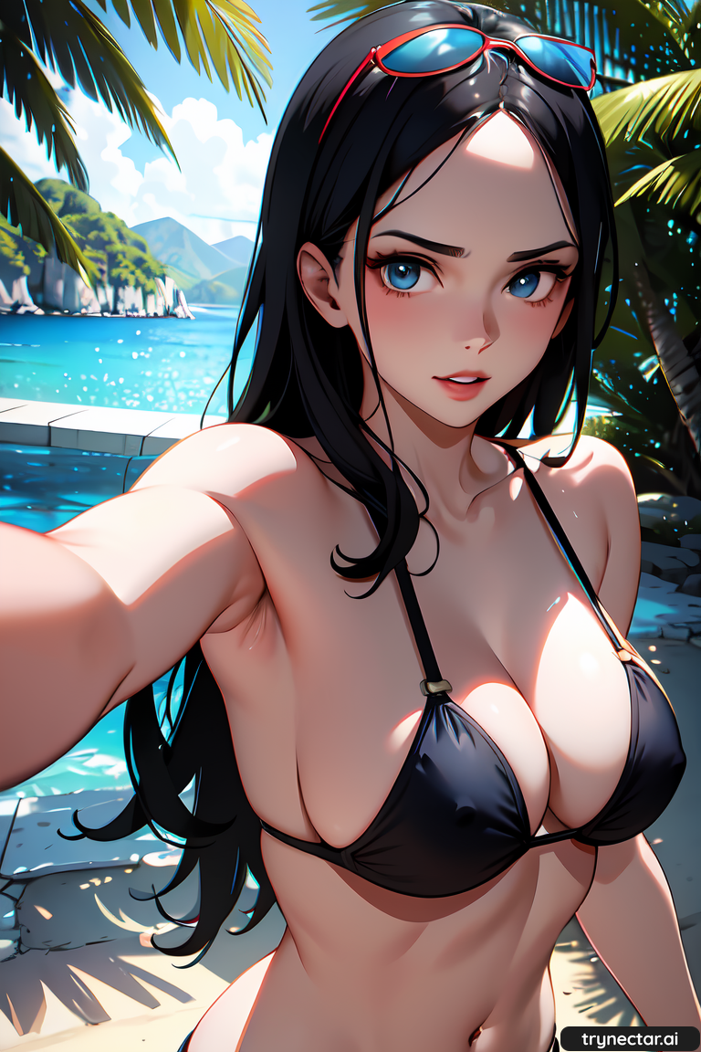 ai_generated breasts hentai nico_robin nsfw one_piece