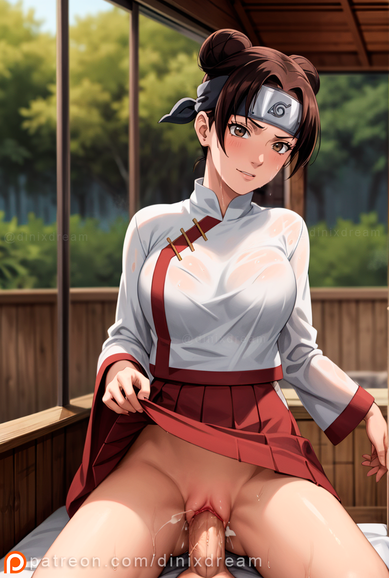 1girls ai_generated bed bedroom big_breasts boruto:_naruto_next_generations breasts cute dinixdream female_focus female_only fit fit_female looking_at_viewer naruto naruto_(series) naruto_shippuden penis pussy pussy sex stable_diffusion tenten vaginal_penetration