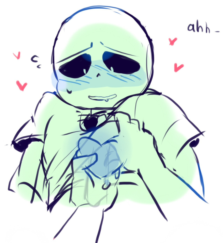 1boy 2010s 2017 animated_skeleton artist_request ass blue_blush blush bottom_sans clothed clothing disembodied_hand disembodied_hands drooling english_text fluids grey_background groping hands heart hooded_jacket hoodie jacket looking_down male male_focus malesub moaning monster nervous partially_colored sans sans_(undertale) sequence sequential shirt_lift shirt_up simple_background skeleton solo_focus soul soul_sex submissive submissive_male sweat text topwear uke_sans undead undertale undertale_(series) upper_body