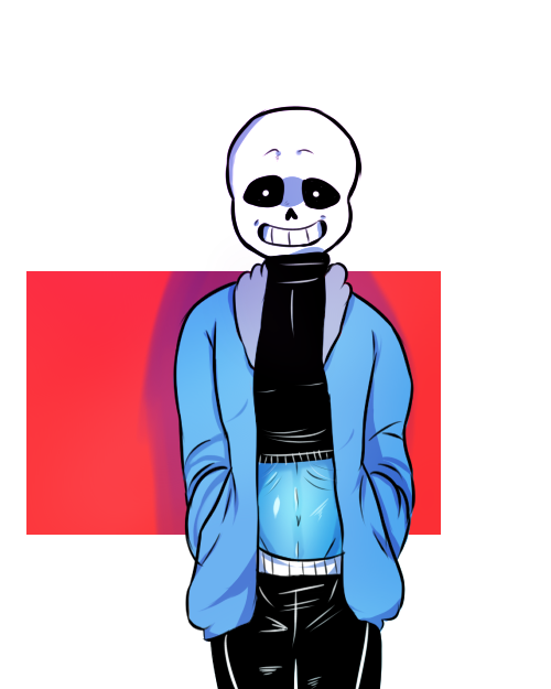 animated_skeleton artist_request belly blue_belly blue_body breasts clothed clothing ectobody ectobreasts exposed_belly hands_in_pockets hooded_jacket hoodie jacket looking_at_viewer male midriff monster sans sans_(undertale) simple_background skeleton two-tone_background undead undertale undertale_(series) white_background