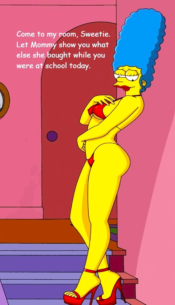 ass bra breasts erect_nipples_under_clothes high_heels marge_simpson the_simpsons thighs thong