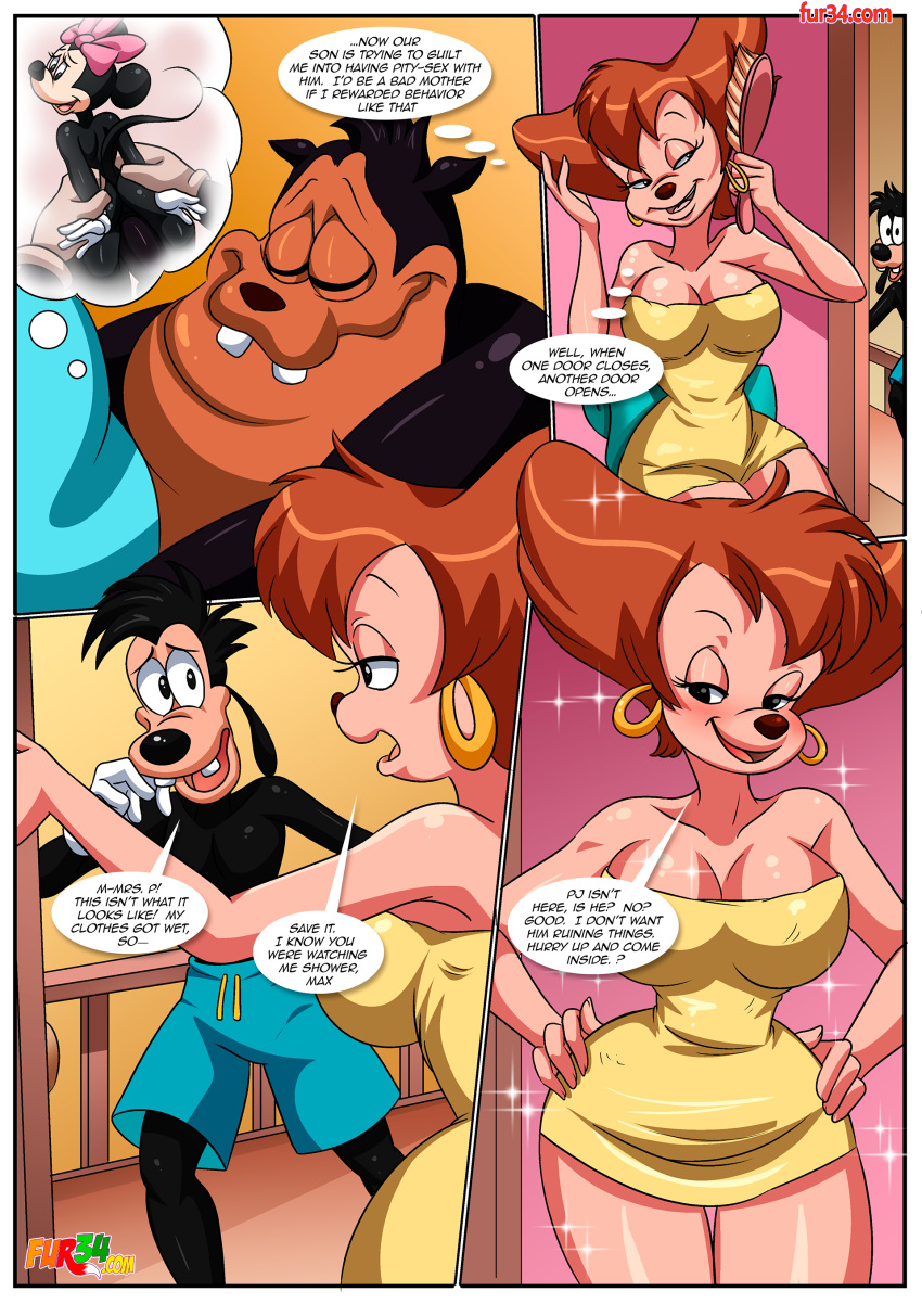 bbmbbf comic disney fur34* furry furry_only goof_troop max_goof minnie_mouse palcomix peg_pete pete she_was_hyucking_goofy